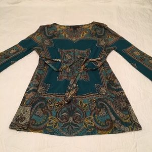 INC Boho long sleeve tunic